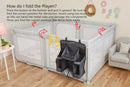 Foldable Baby Playpen - Grey