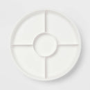 Large Round Packable Serving Set - White