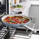 Padova Pro Ceramic Nonstick 10-Piece Cookware Set - Blue Haze