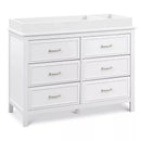 Charlie 6-Drawer Double Dresser - White