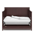 5-in-1 Convertible Crib with Drawer - Brown