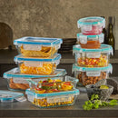 Glass Food Storage Containers - 18 Piece Set