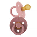 Rubber Pacifier - 0-6 Months - Rosewood & Blossom - 2pk