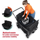 4-Seater Stroller Wagon - Black