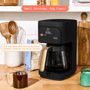 12-Cup Programmable Coffee Maker - Black Sesame