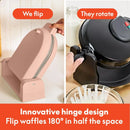 Flip-n-Store Waffle Maker - Blossom