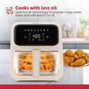 4.2 QT Digital Air Fryer Glass Basket - Off-White