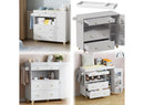 Modern Changing Table - White