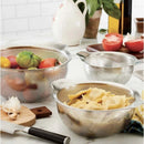 3 Piece Stainless Steel Mesh Colander Set - Silver