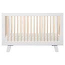 Hudson 3-in-1 Convertible Crib - White/Washed Natural