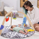 Easy-Fold Wooden Play Gym - Natural Wood
