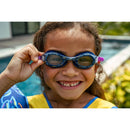 Kids' Glide Print Swim Goggles - Navy/Purple