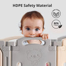 Foldable Baby Playpen - Off-White