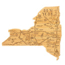 Destination New York State Shaped Serving and Cutting Board