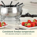 Electric Fondue Pot - Stainless Steel