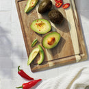 10"x13" Reversible Acacia Wood Cutting Board Natural - ™