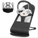 kmaier Baby Swing for Infants, Baby Delight Bouncer Seat Fixed with Swing Toys - Dark Gray