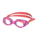 Junior Glide Printed Swim Goggles - Purple/Coral