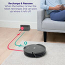 Robot Vacuum with SmartPath Navigation - Gray