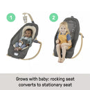 Every Season Rocking Baby Swing Seat - Wesley - Beige