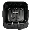 Mainstays 4L Electric Deep Fryer, Matte Black,  Stainless Lid, 1800W