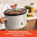 6.0 Qt Manual Slow Cooker - Oatmilk
