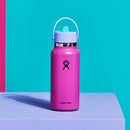 32oz Wide Mouth Flex Straw Water Bottle - Holiday Punch