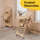 6-in-1 Convertible High Chair with Rocker - Brown