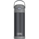 16oz Stainless Steel FUNtainer Water Bottle - Charcoal Pearl
