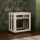 Yuzu 8-in-1 Convertible Crib with All-Stages Conversion Kits - Natural/Black