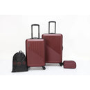 Hardside Checked 4pc Luggage Set - Pomegranate