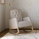 Northern Lights Nursery Rocker - Natural/Ivory