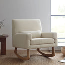 Sleepytime Rocker with Light Legs - Ivory Boucle