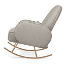 Compass Rocker - Performance Grey Eco-Weave with Rose Gold Legs