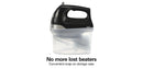 6 Speed Hand Mixer with Easy Clean Beaters Snap-On Case 7 Attachments Black 62639C: 275W, Dishwasher-Safe Parts