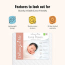 Luna/Haven Waterproof 1.5” Infant Cradle Foam Mattress