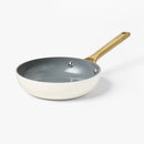 8" Nonstick Ceramic Frying Pan - Cream