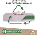 Serta Sertapedic Petals Dual Sided Premium Recycled Fiber Core Crib and Toddler Mattress - Pink