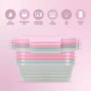 Snap and Nest 10pc 4.5c Meal Prep Food Storage Container Set - Prism