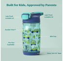14oz Tritan Kids Water Bottle with Straw Lid