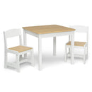 Kids' Wood Table and Chair Set - Bianca White