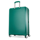 Large Checked Spinner Suitcase - Emerald