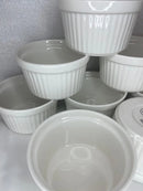 8pc Ramekins  - White