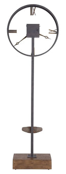 Grandfather Floor Clock - Gold Finished