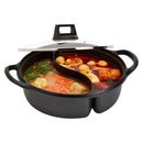 12" 2-Section Covered Hotpot