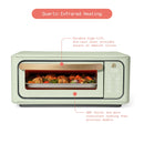 Beautiful Infrared Air Fry Toaster Oven, 9-Slice, 1800 W, Sage Green