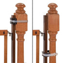 Banister to Banister Gate Mounting Kit - Natural Wood