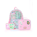 Kids' 16L Backpack with Clear Lunch Stationery
