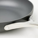 12pc Aluminum Nonstick Cookware Set - Dark Gray
