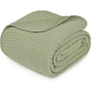 Muslin Blanket King 108" x 90" - Sage